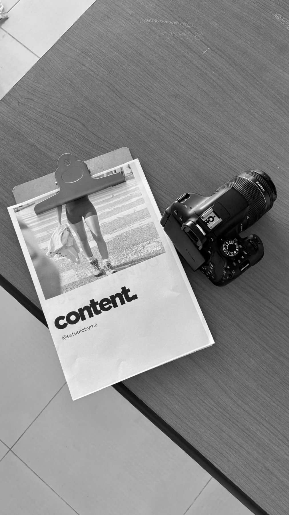 Producción de contenido con cámara